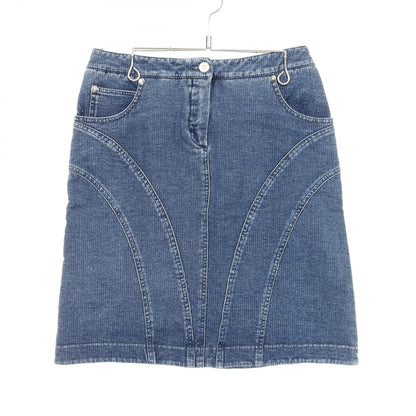 シャネル ココマーク ボタン コットンスカート