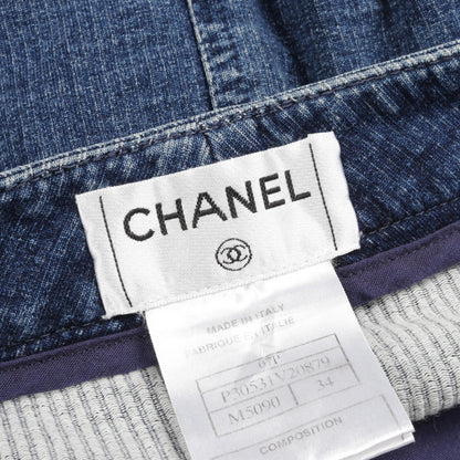 シャネル ココマーク ボタン コットンスカート