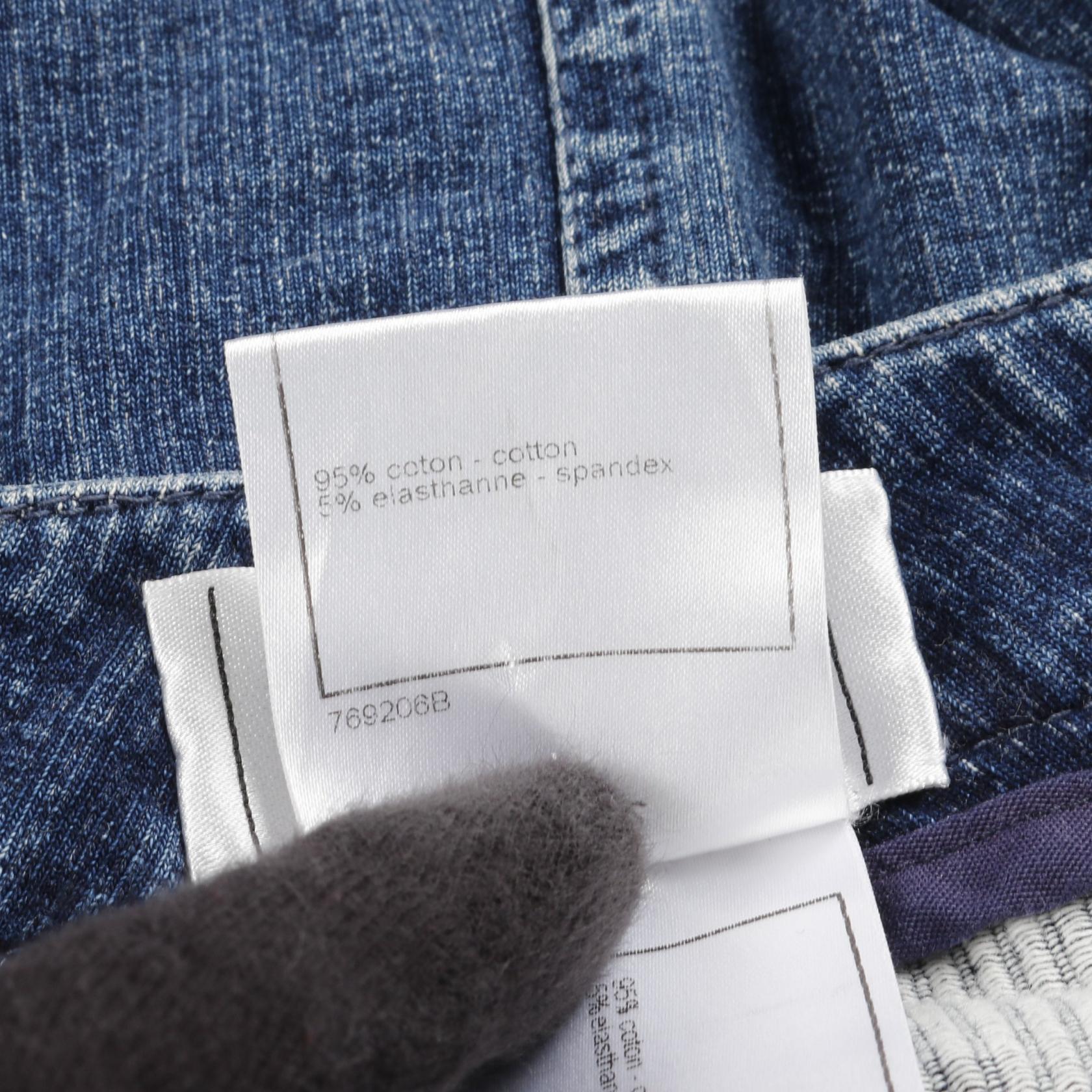 シャネル ココマーク ボタン コットンスカート