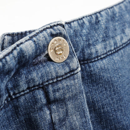 シャネル ココマーク ボタン コットンスカート