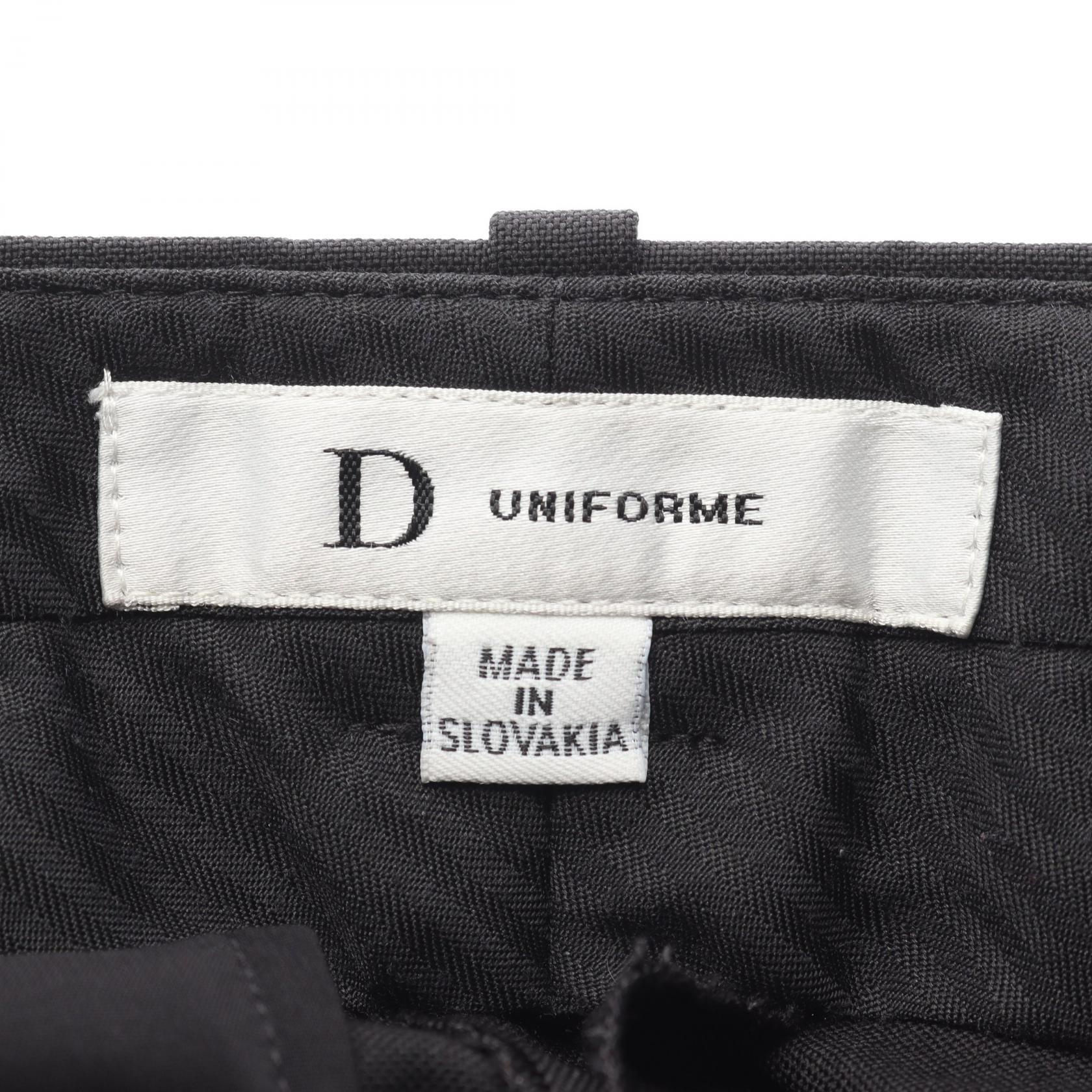 クリスチャンディオール D UNIFORME ウールパンツ