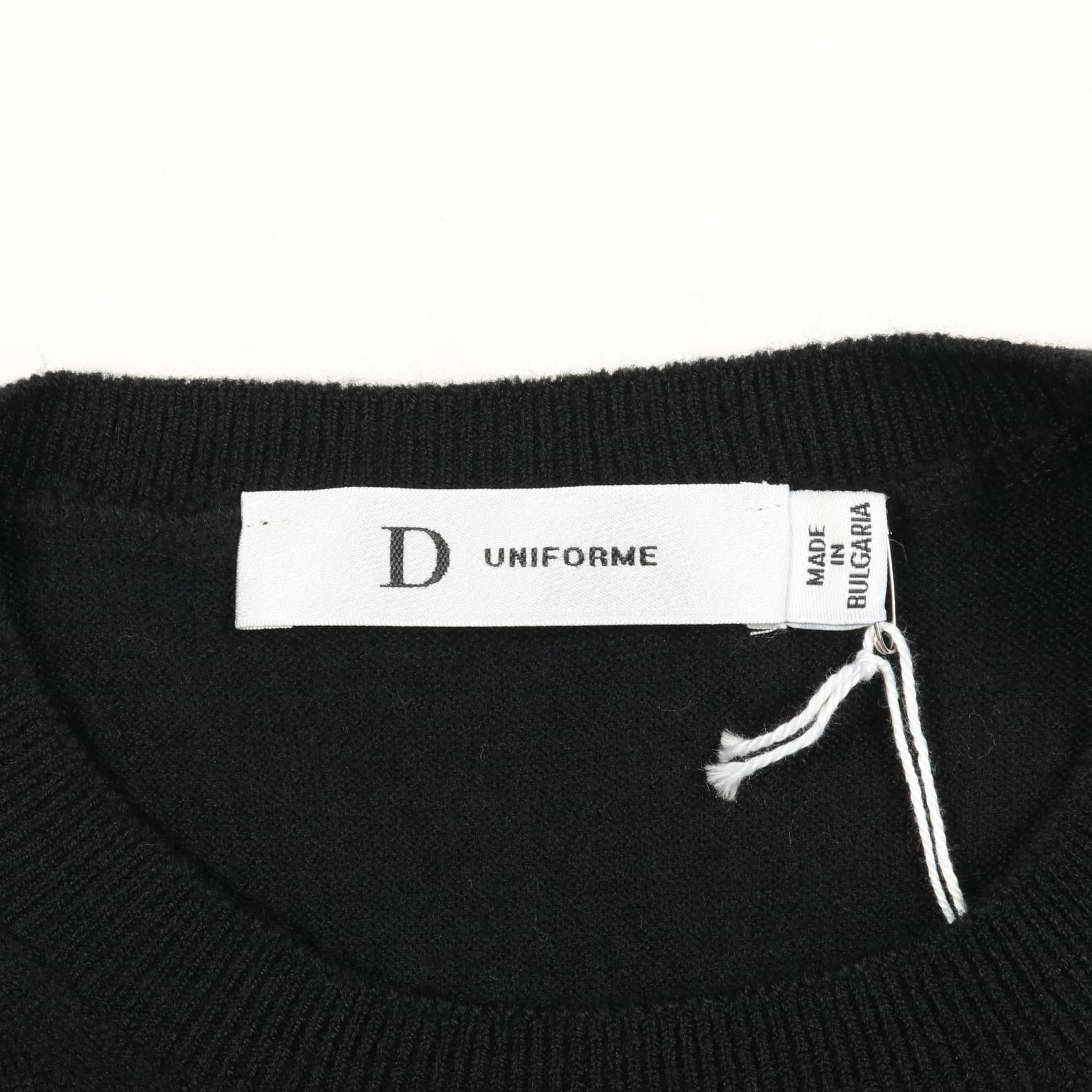 クリスチャンディオール D UNIFORME BEE刺繍 ウールニットトップス