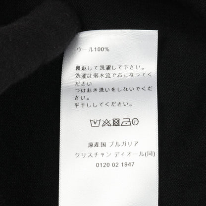 クリスチャンディオール D UNIFORME BEE刺繍 ウールニットトップス