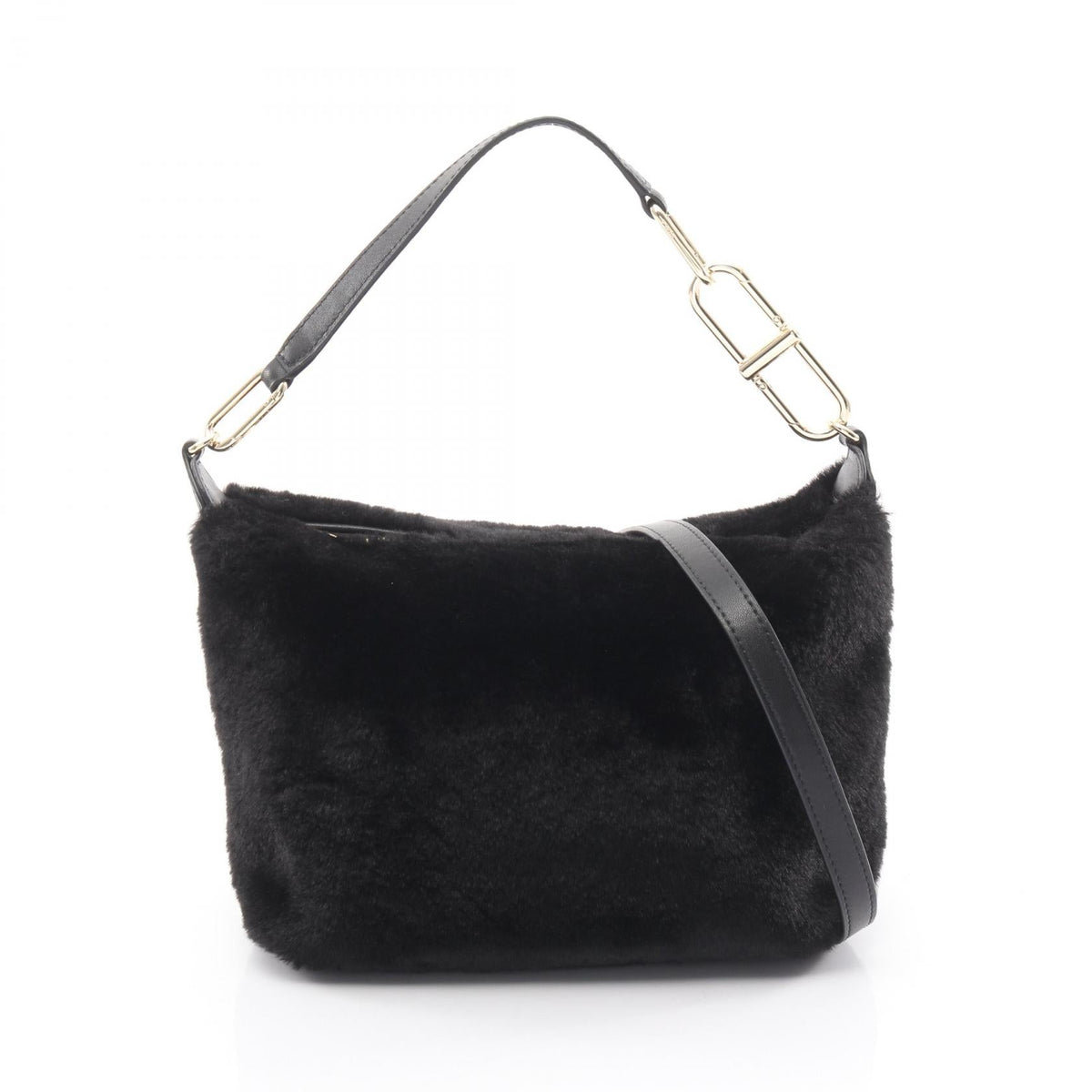 フルラ TEIA-CROSSBODY レザー ファー ショルダーバッグ