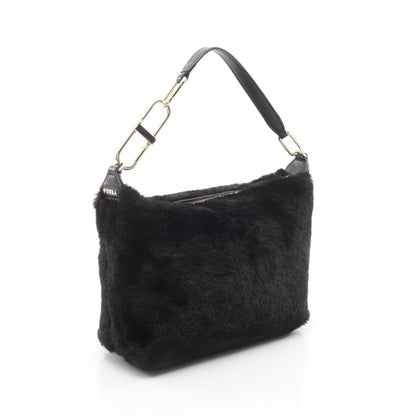 フルラ TEIA-CROSSBODY レザー ファー ショルダーバッグ