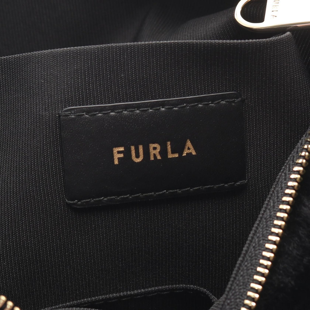 フルラ TEIA-CROSSBODY レザー ファー ショルダーバッグ