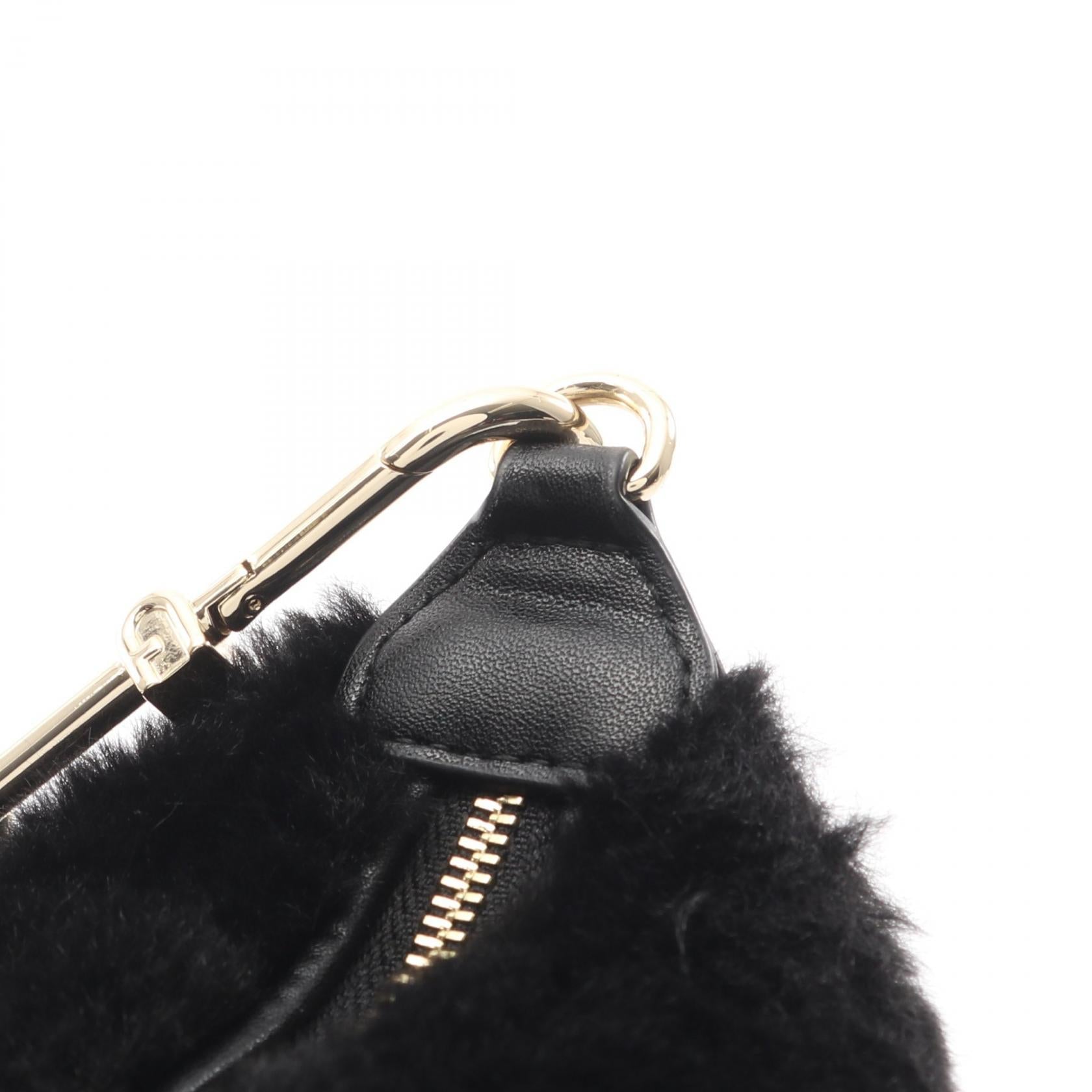 フルラ TEIA-CROSSBODY レザー ファー ショルダーバッグ