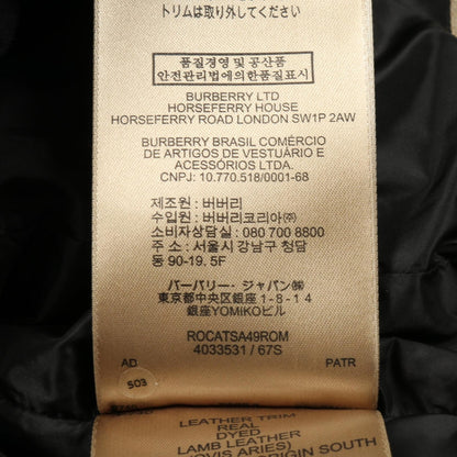 バーバリー カシミヤダウンジャケット