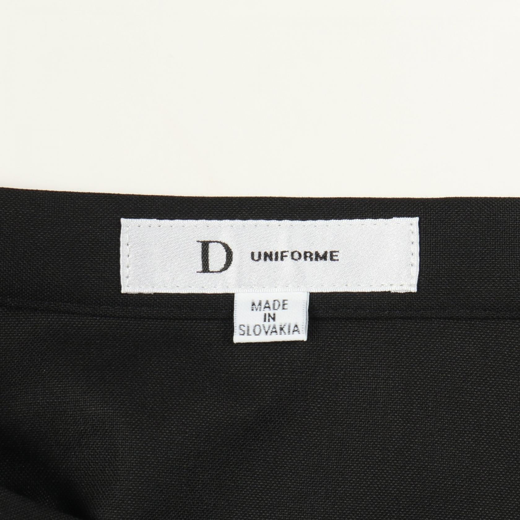 クリスチャンディオール D UNIFORME ウールスカート