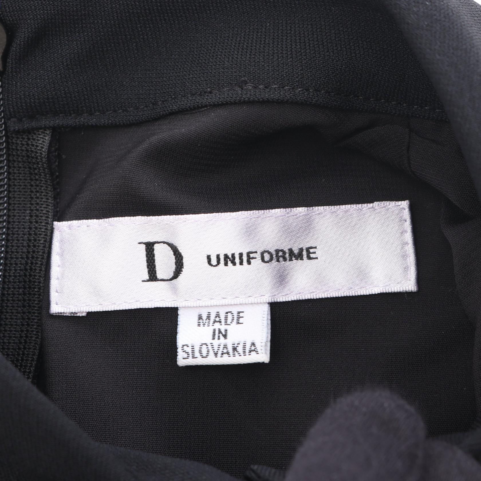 クリスチャンディオール D UNIFORME レーヨン アセテート ワンピース