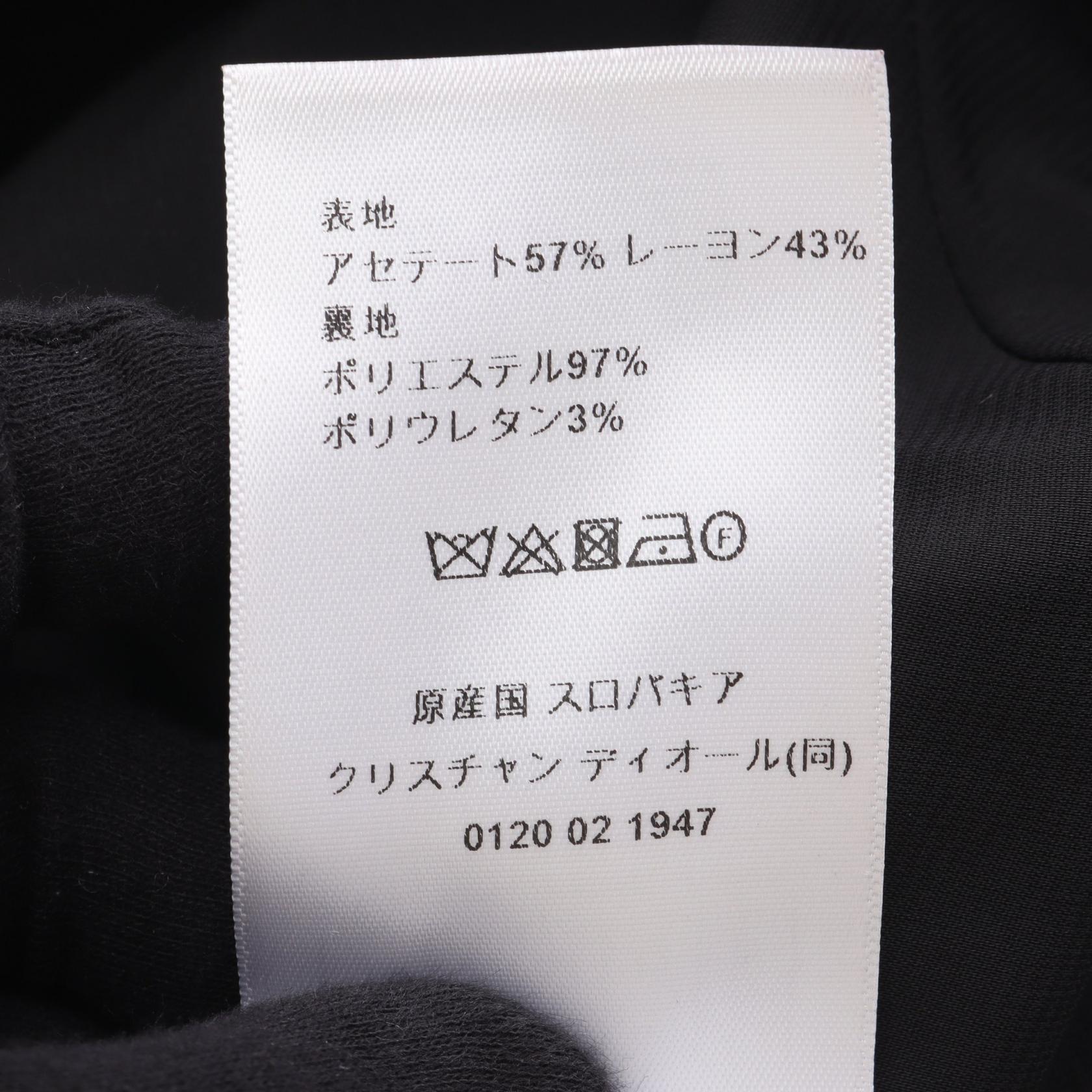 クリスチャンディオール D UNIFORME レーヨン アセテート ワンピース