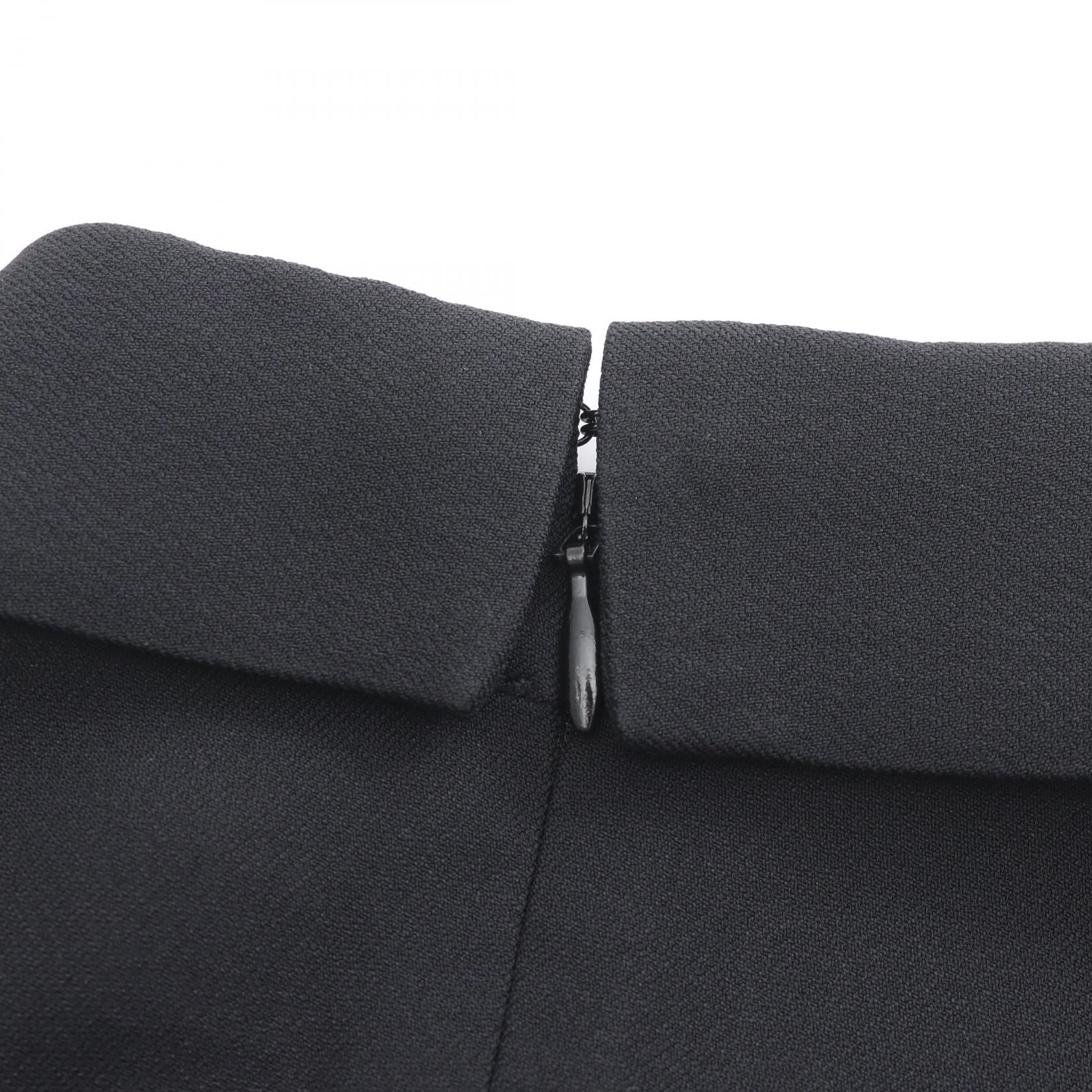 クリスチャンディオール D UNIFORME レーヨン アセテート ワンピース