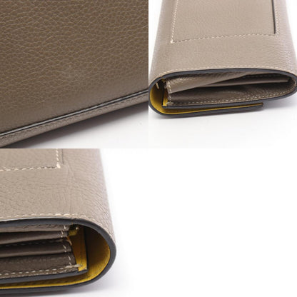 セリーヌ ラージフラップマルチファンクション レザー長財布