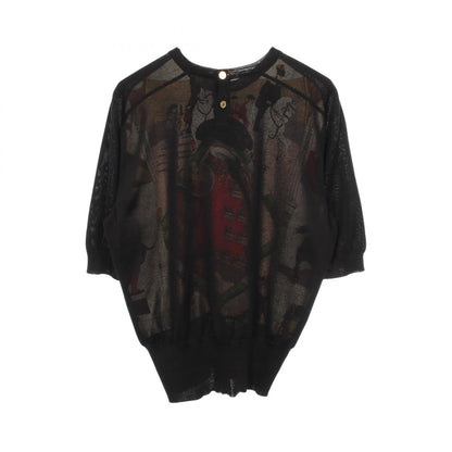 エルメス PLAZA DE TOROS シルクニットトップス40