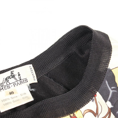 エルメス PLAZA DE TOROS シルクニットトップス40