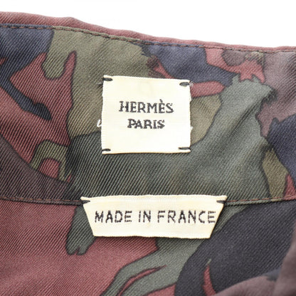 エルメス 馬柄シルクトップス
