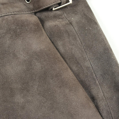 エルメス スエードレザースカート
