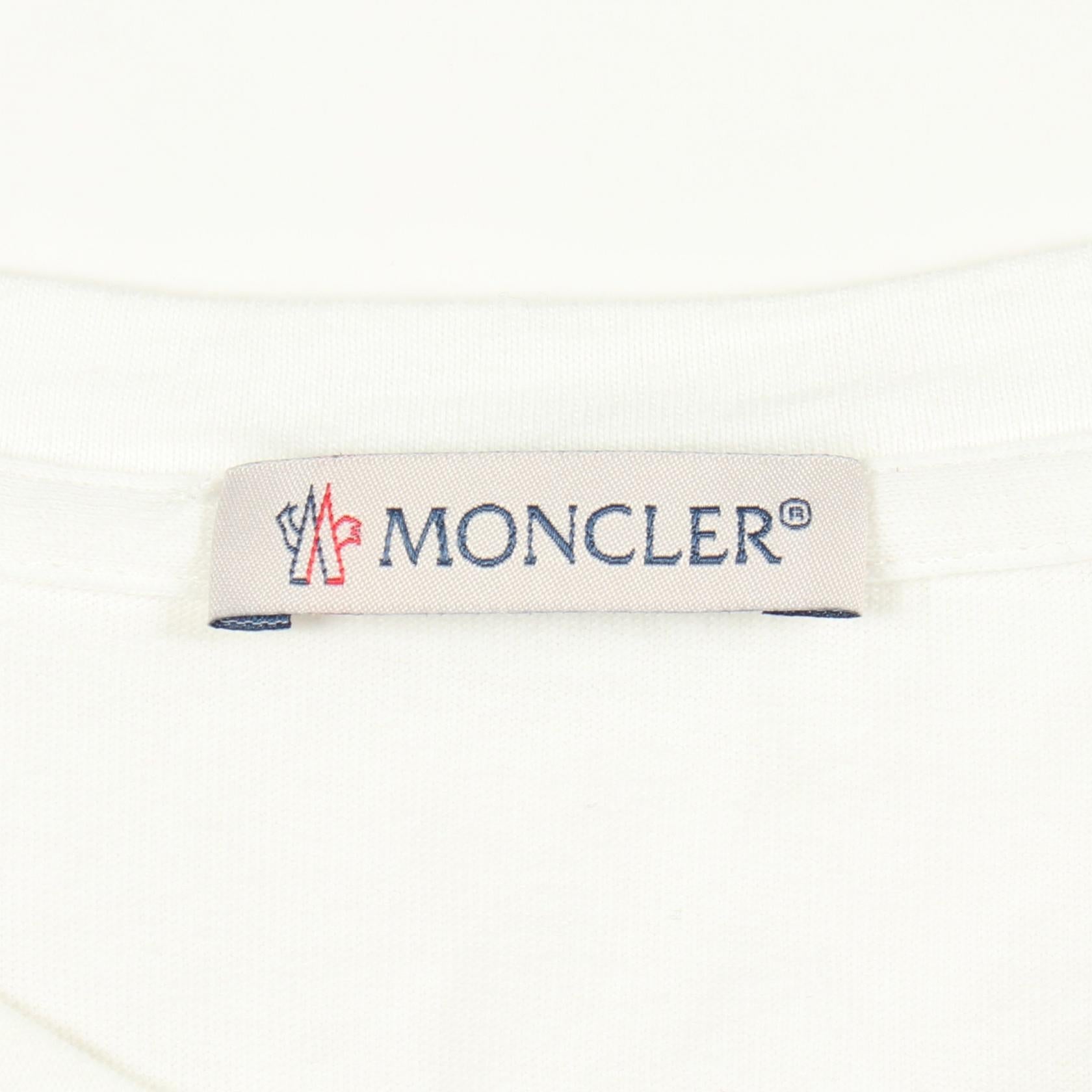 モンクレール コットン 半袖Tシャツ