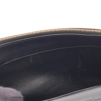 バレンシアガ B. クロコ型押し レザーショルダーバッグ