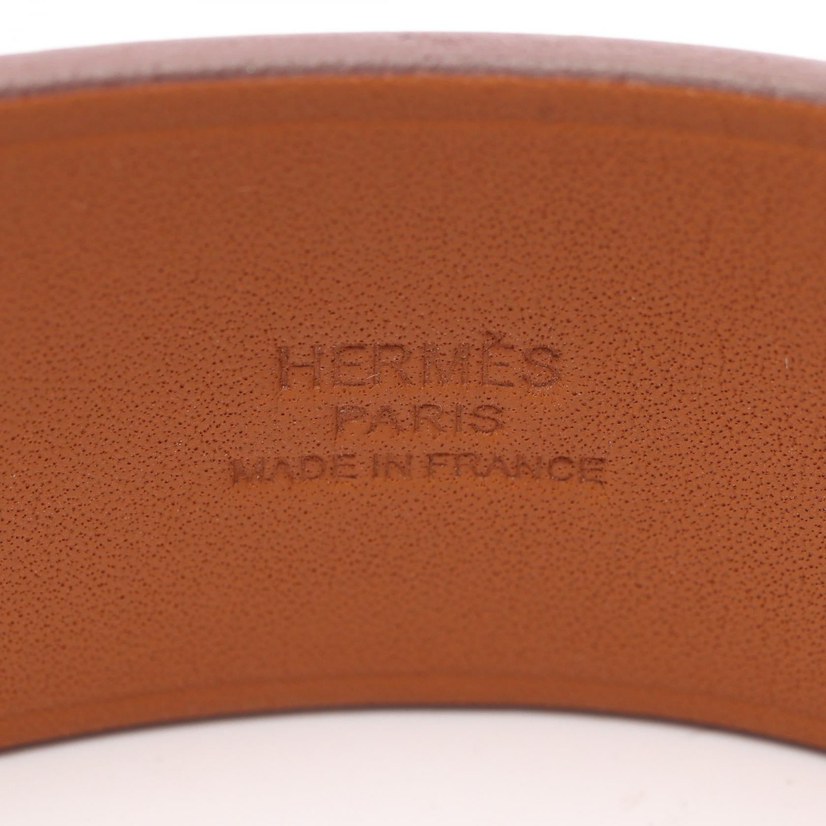 エルメス スーパー H ステンレス スチール レザー ブレスレット