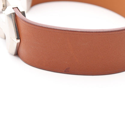 エルメス スーパー H ステンレス スチール レザー ブレスレット