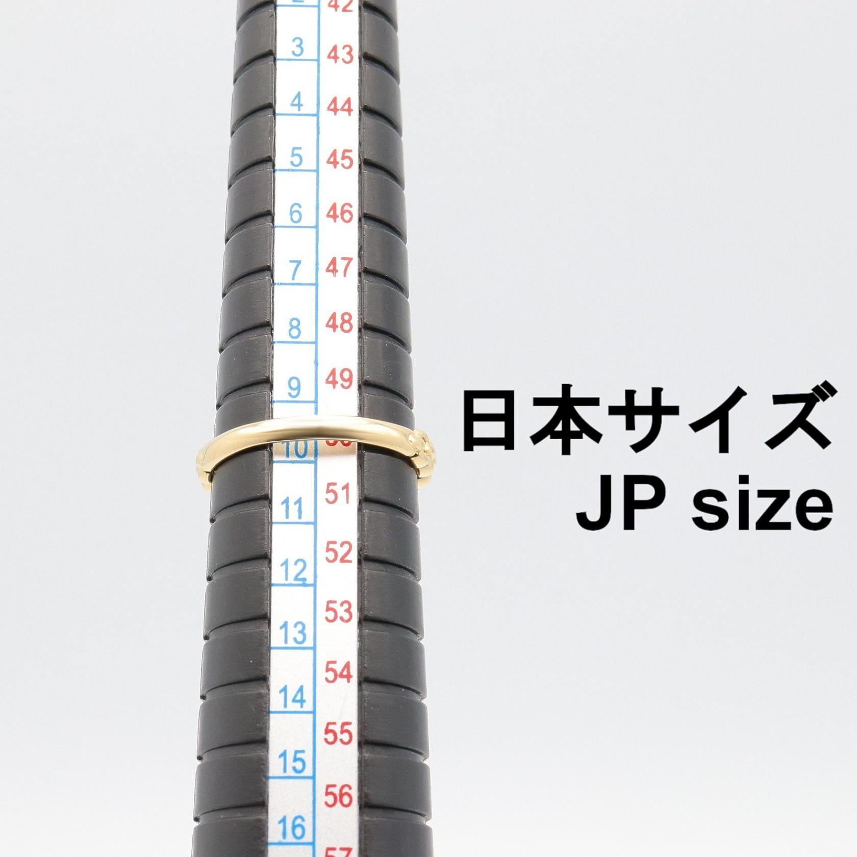 Au750色石リング