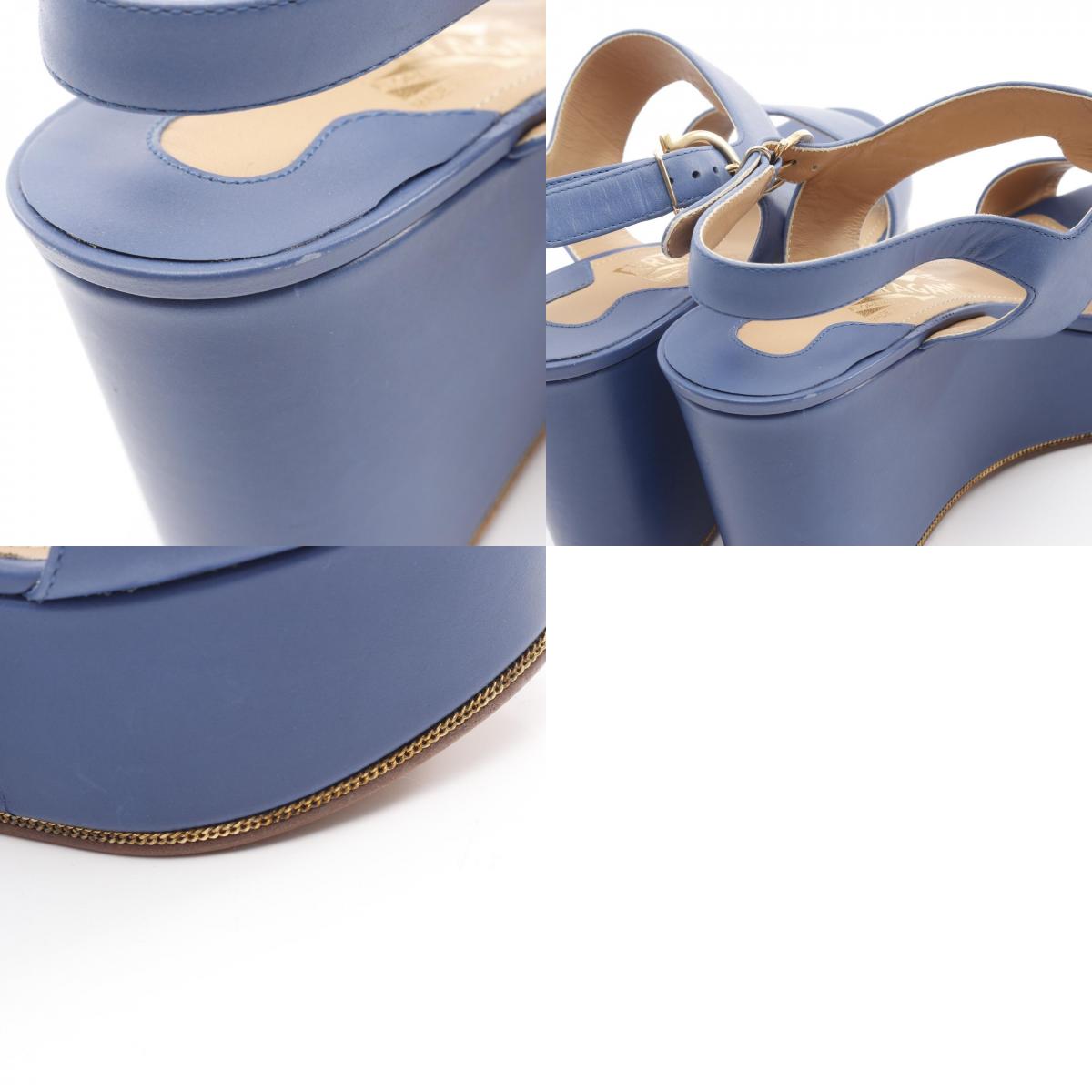 サルヴァトーレ・フェラガモ ガンチーニ レザーサンダル