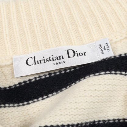 ディオール DIOR MARINIERE ウールカシミヤカーディガン