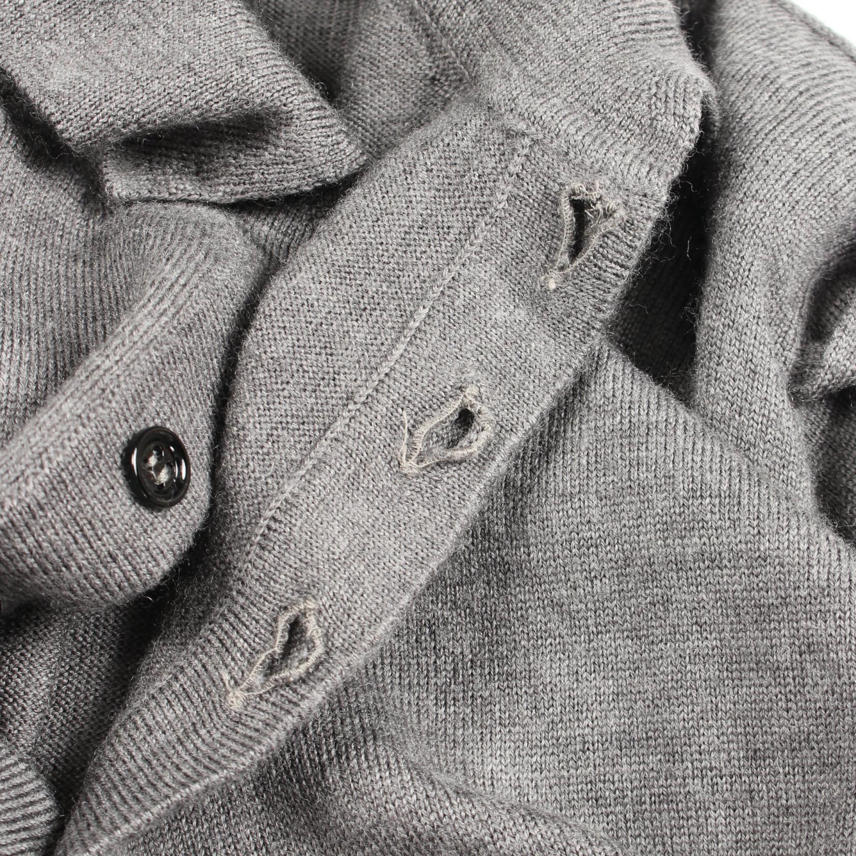 ディオールオム BEE刺繍 ウールニットポロシャツ