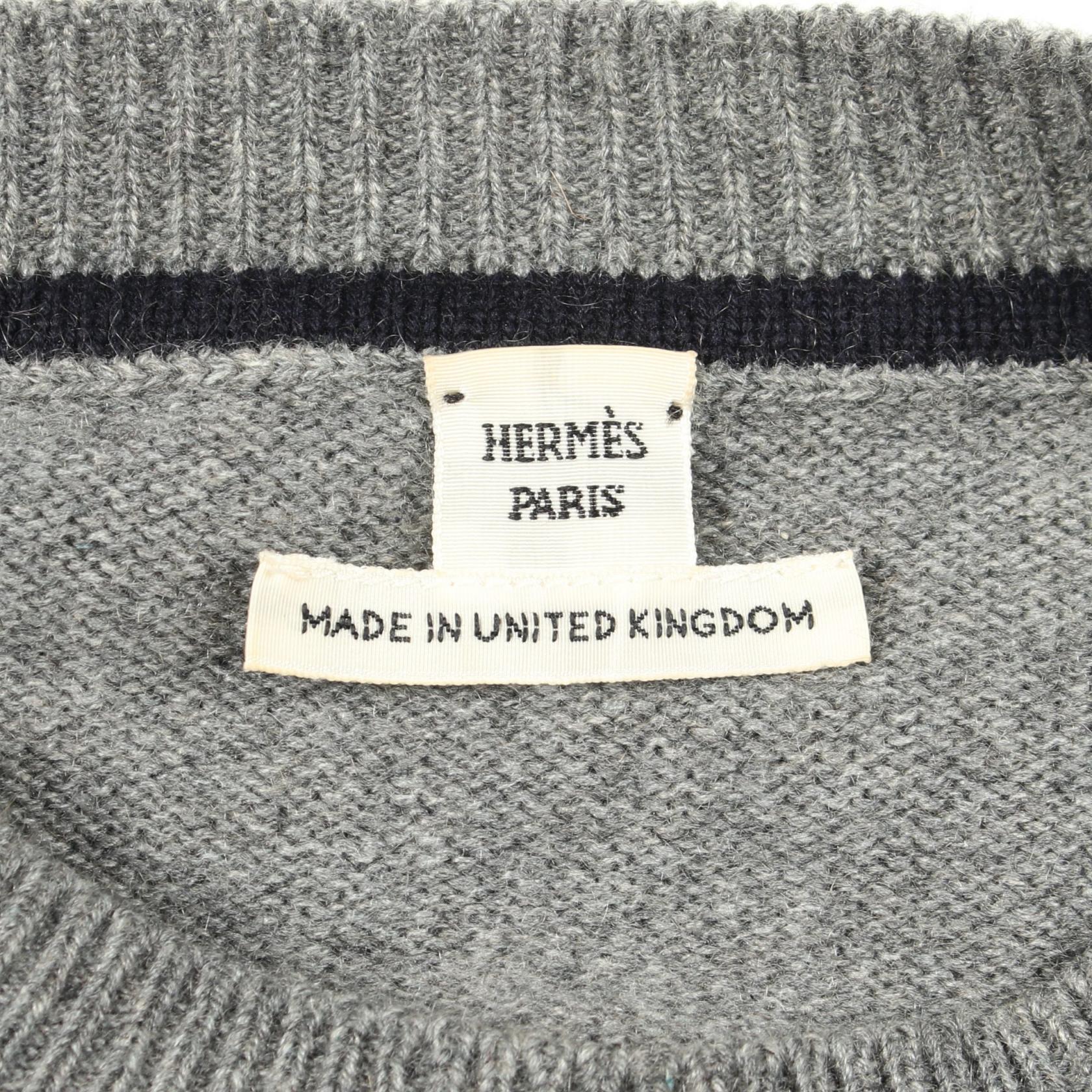 エルメス Hリフト カシミヤニットトップス