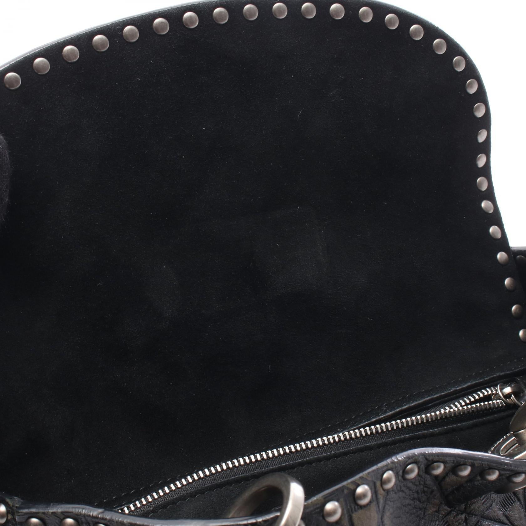 ディオール LADY DIOR レザー2wayハンドバッグ
