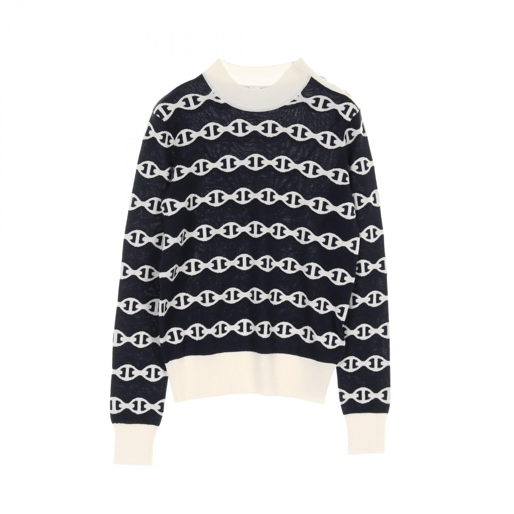エルメス シェーヌダンクル カシミヤシルクニット34