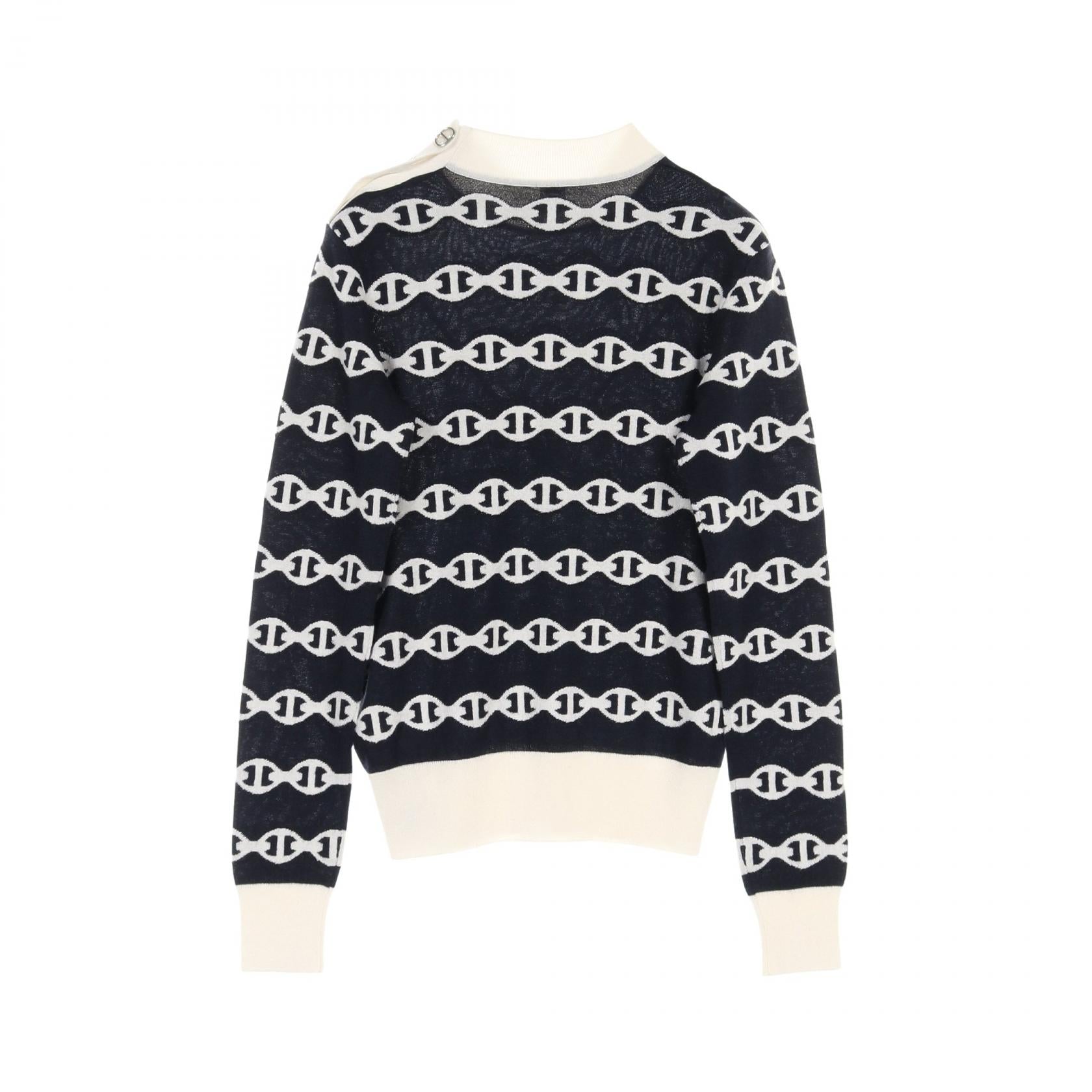 エルメス シェーヌダンクル カシミヤシルクニット34
