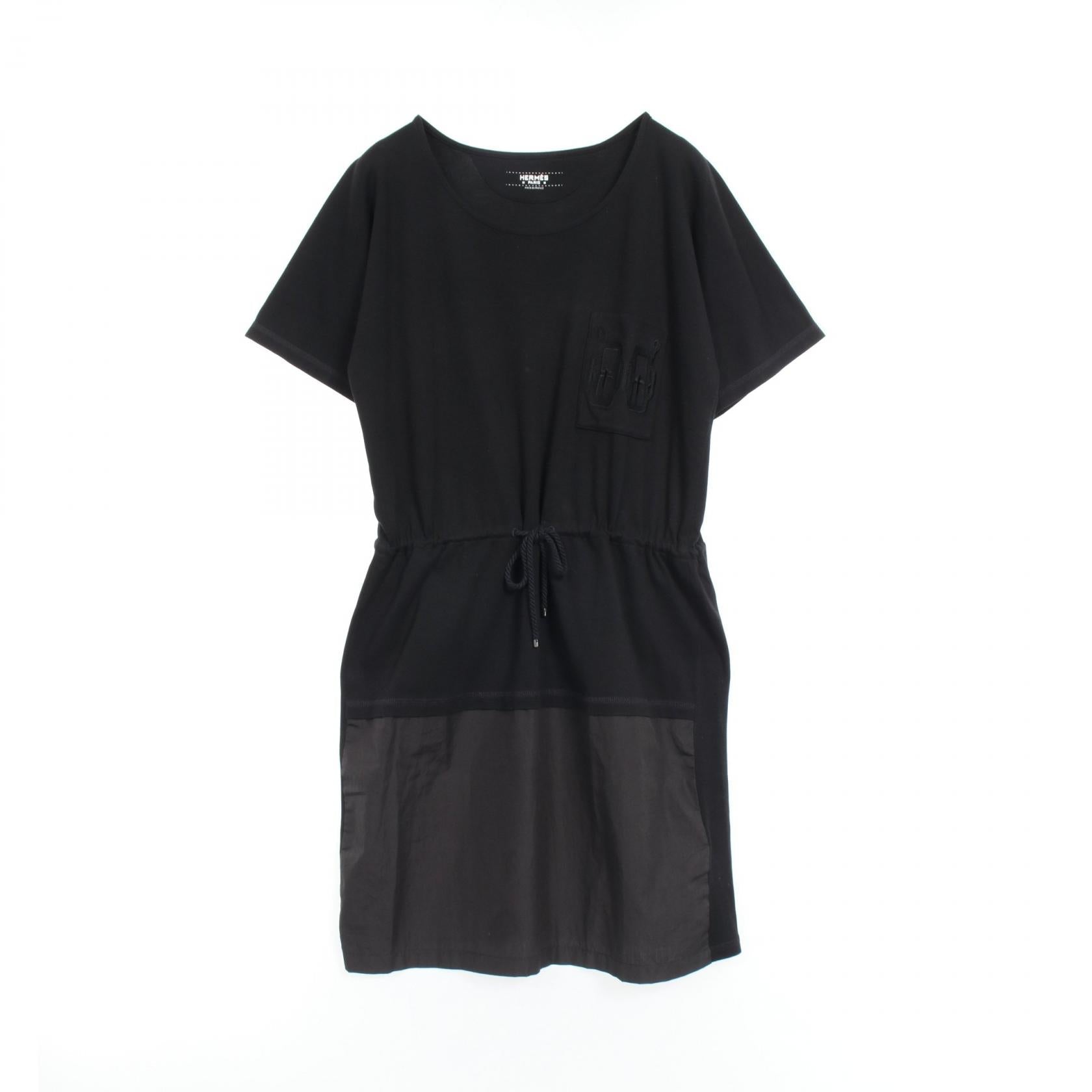 エルメス bouclerie d' attelage コットンワンピース