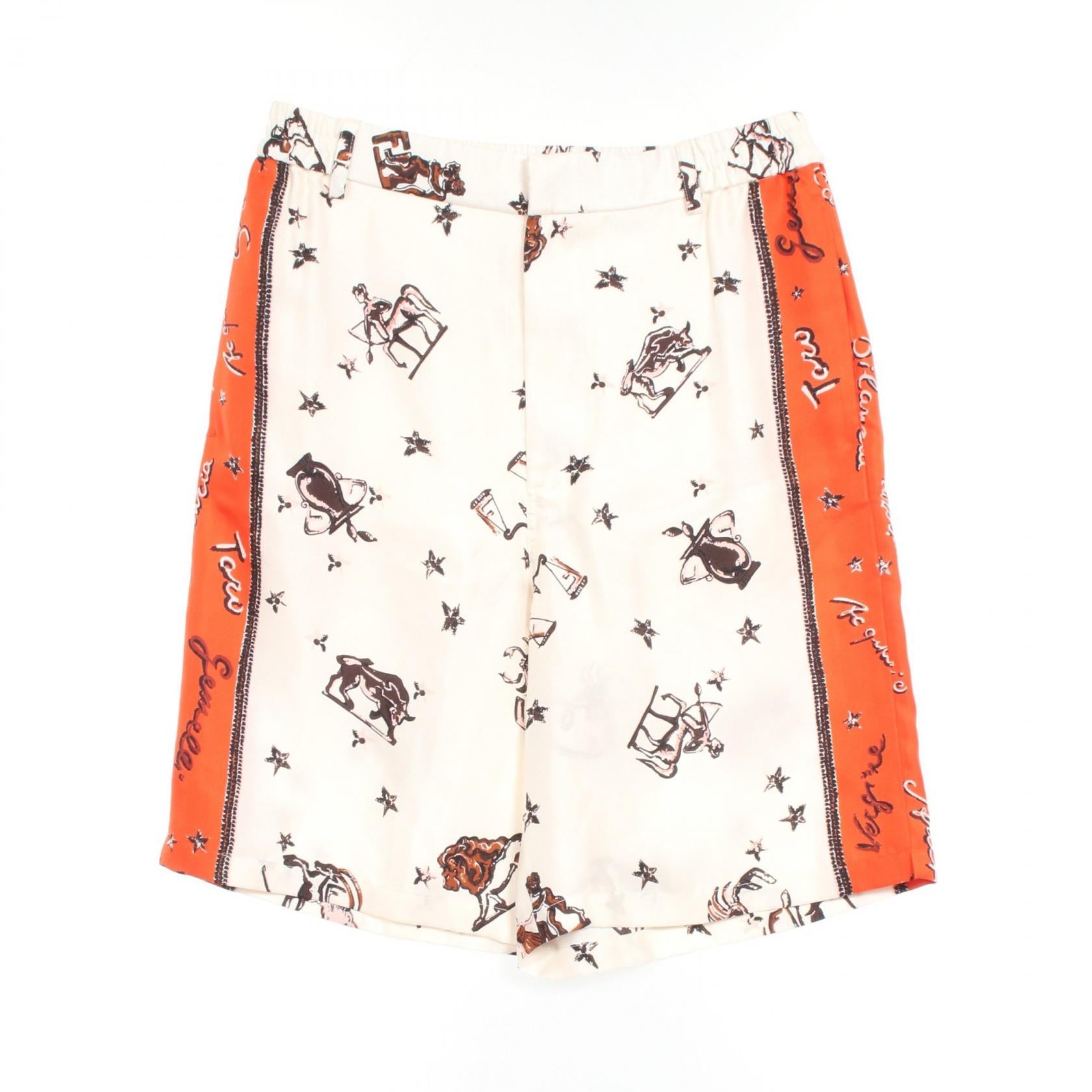 フェンディ Fendi Astrology シルクショーツ
