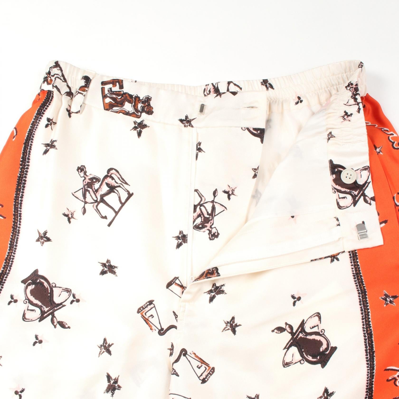 フェンディ Fendi Astrology シルクショーツ