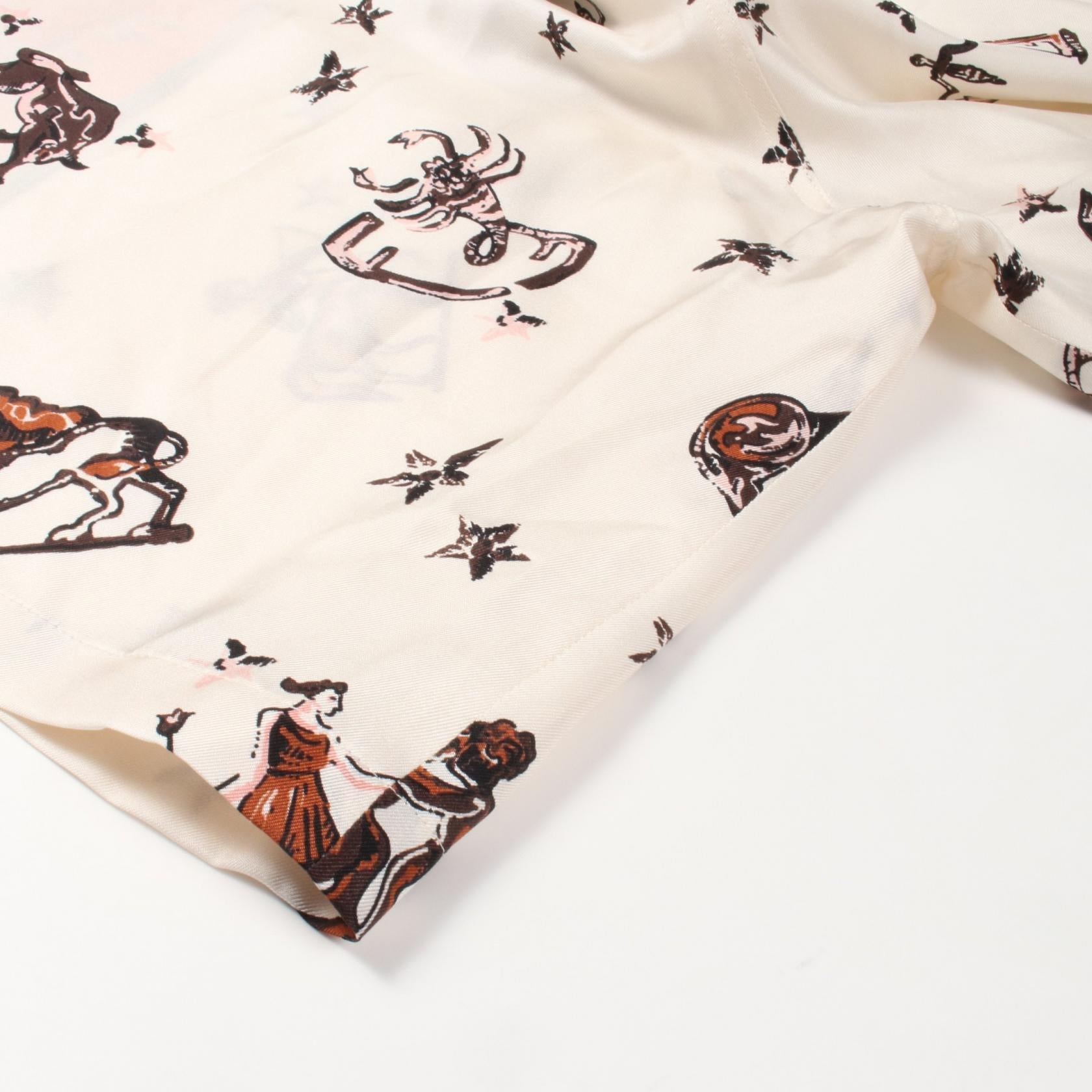 フェンディ Fendi Astrology シルクショーツ