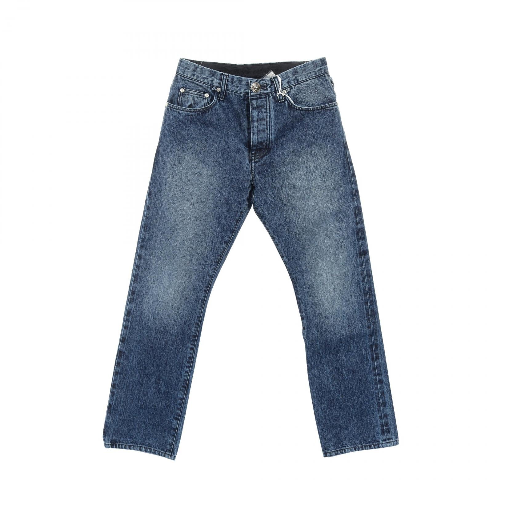 クロムハーツ JEAN STRTLG FBRC コットンデニムパンツ