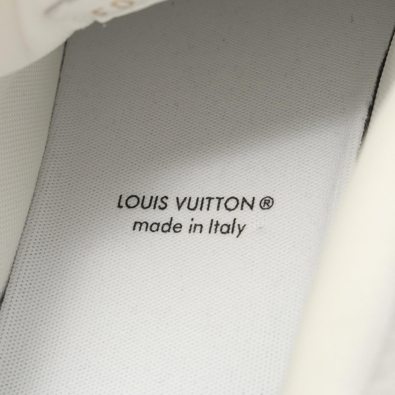 ルイヴィトン LV × YK トレイナーライン インフィニティドット レザースニーカー 限定