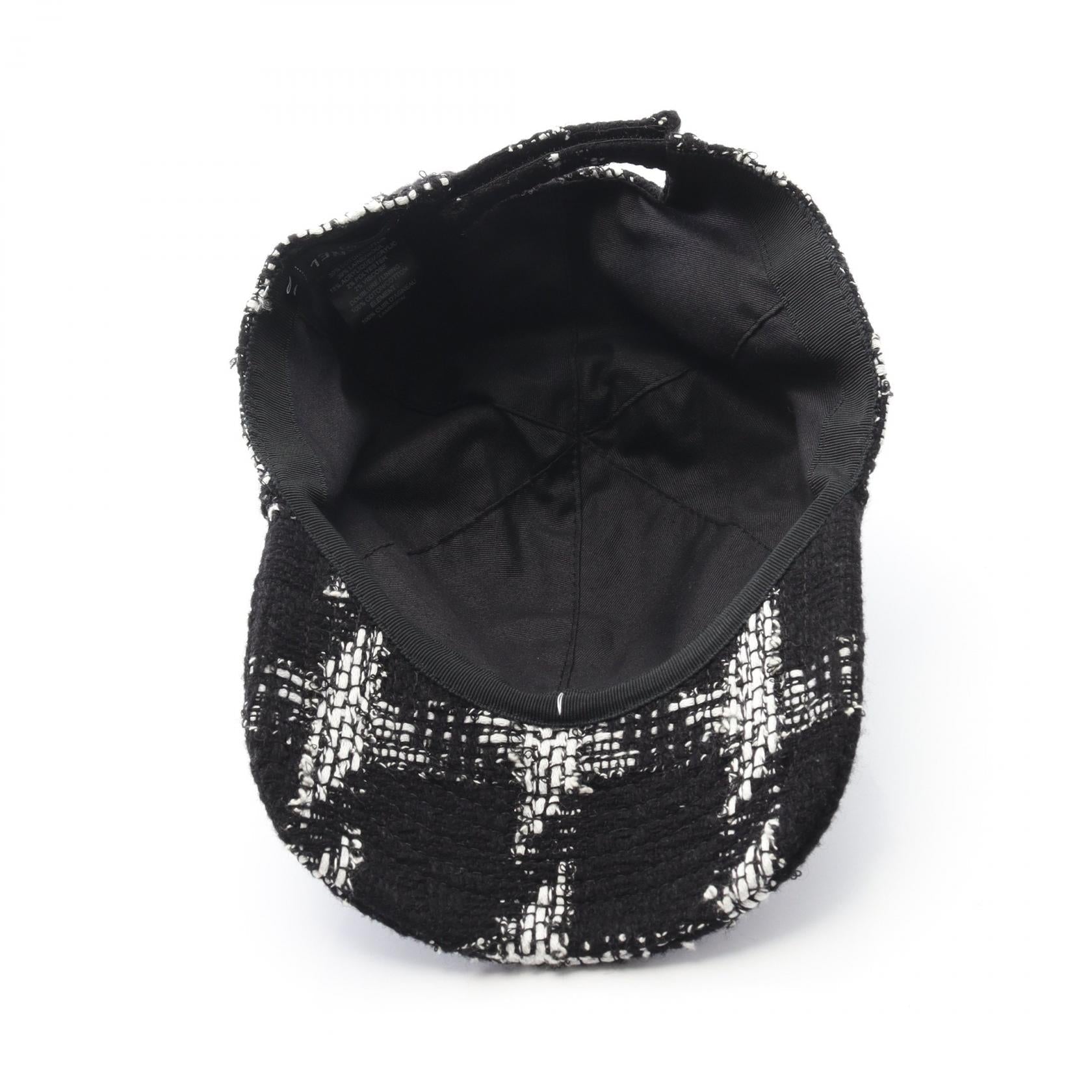 シャネル ココマーク ファブリックキャップ