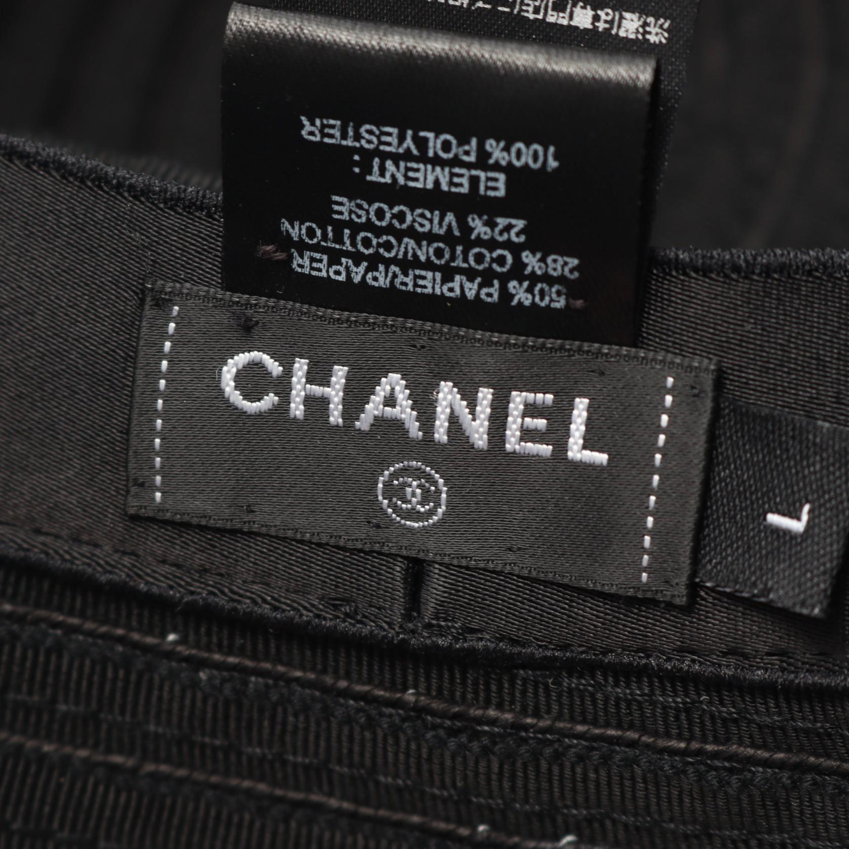 シャネル ココマーク ファブリックハット