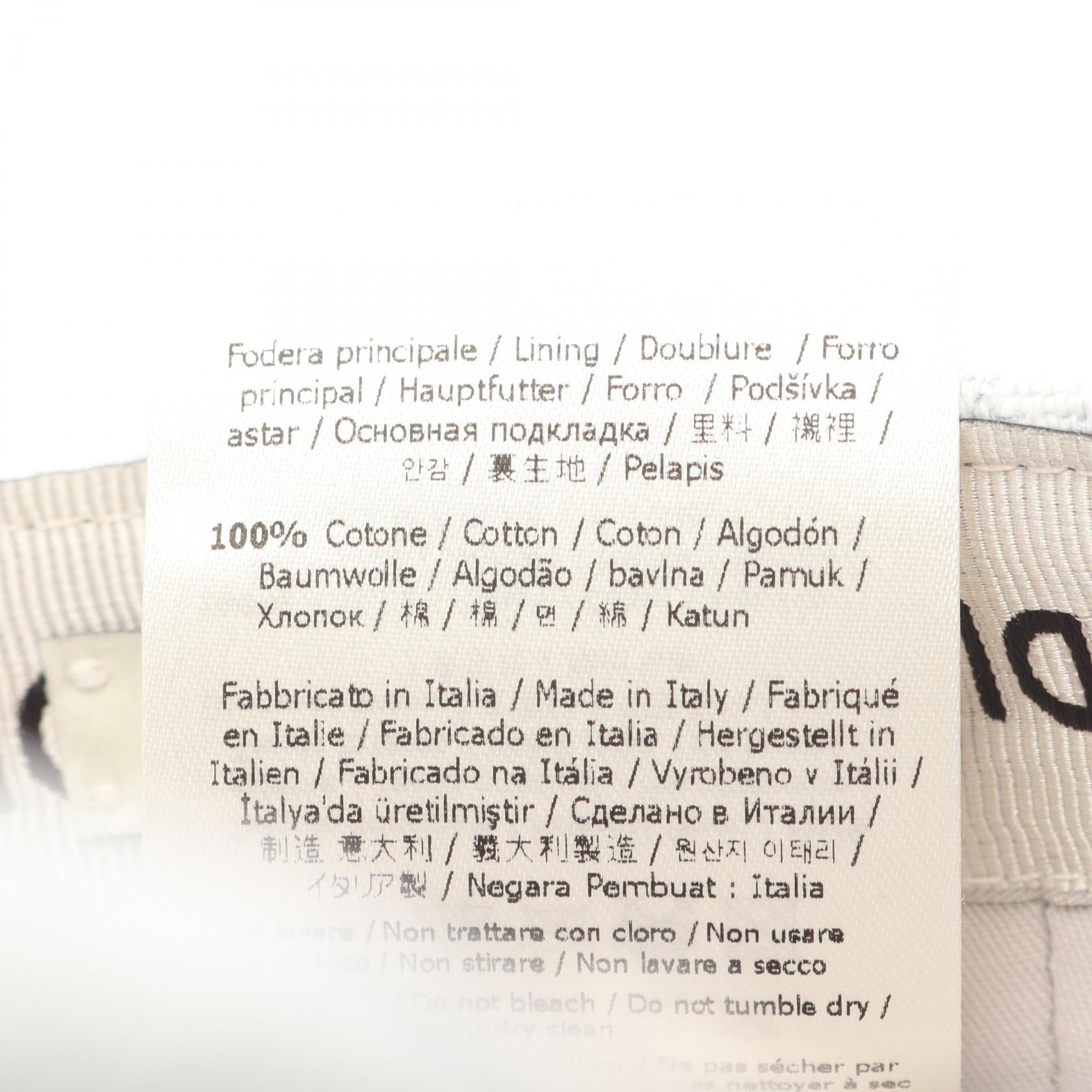 フェンディ FENDI × MARC JACOBS コットンキャップ