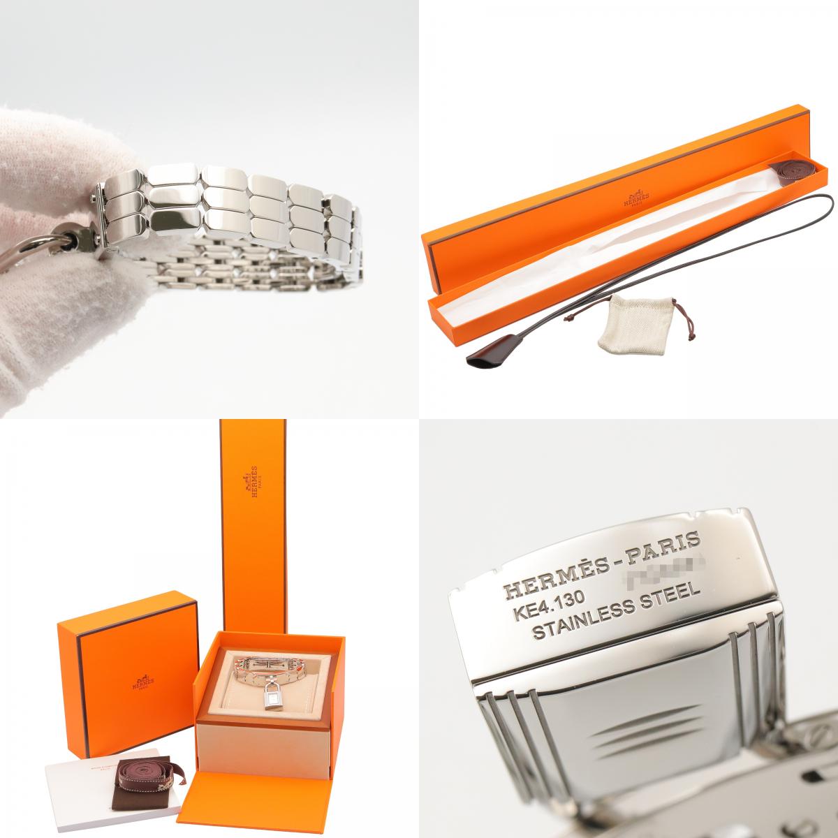 エルメス ケリーウォッチミニ ステンレススチール ダイヤモンド 腕時計