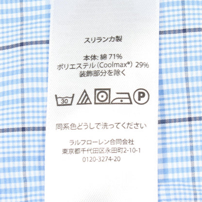 ポロラルフローレン コットンポリエステルシャツ