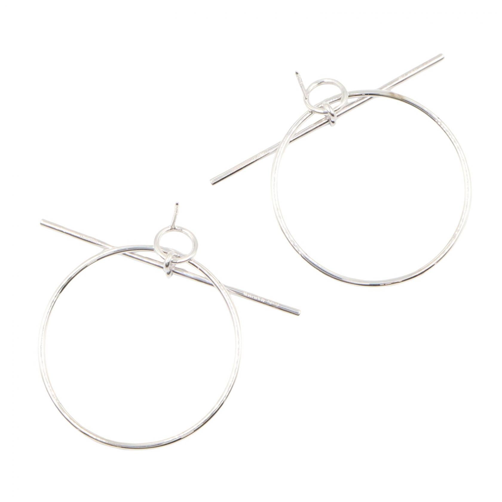 エルメス ループ シルバー ピアス