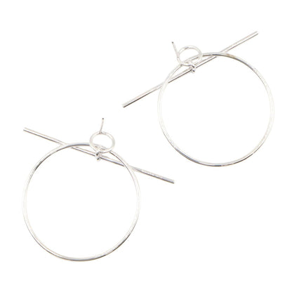 エルメス ループ シルバー ピアス