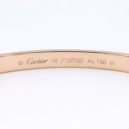 カルティエ ラブブレス Au750 ブレスレット 16号