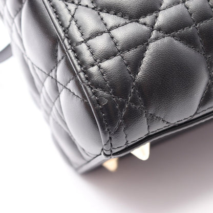 ディオール LADY DIOR レザー ハンドバッグ