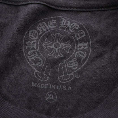 クロムハーツ フローラルクロスホースシュー コットン長袖Tシャツ