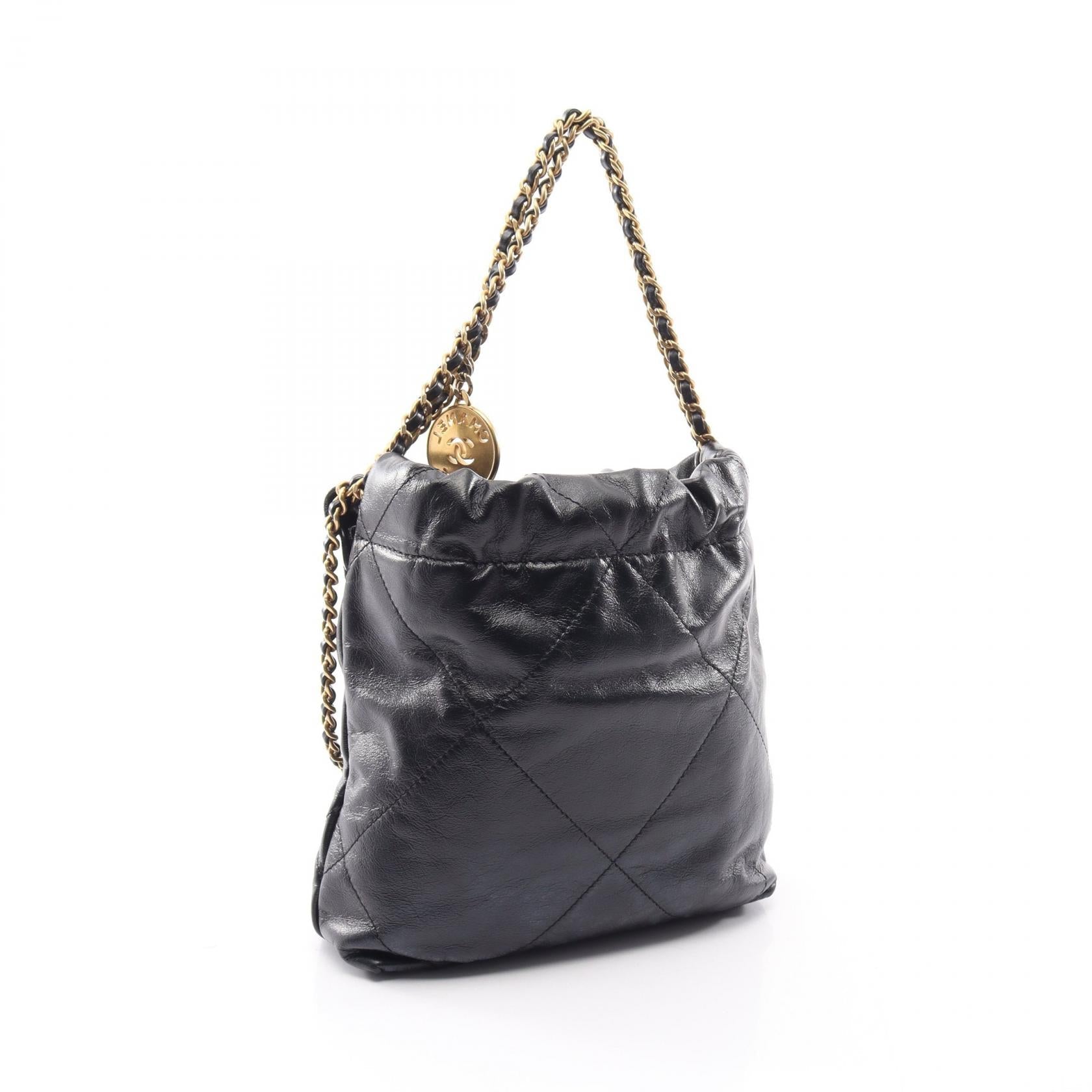 シャネル CHANEL 22 レザー2WAYショルダーバッグ